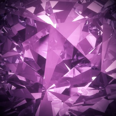 Luxury purple crystal facet background