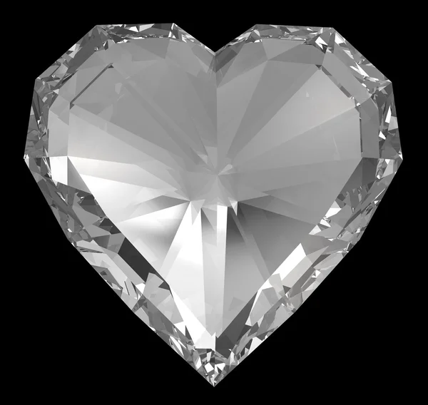 Diamond heart — Stock Photo, Image