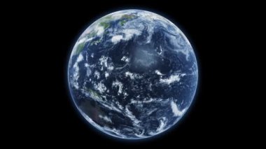 Planet earth - izole siyah bg iplik