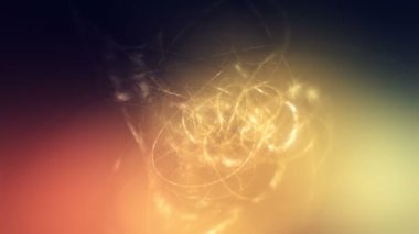 soyut parlayan ışıklar arasında uçuş