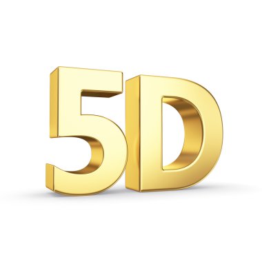 Altın sembolü beyaz kırpma yolu ile izole