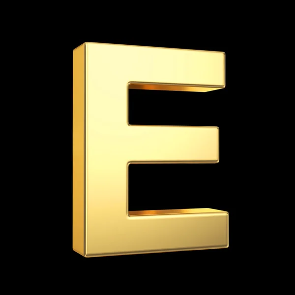 3d letter on black — Stock Photo, Image