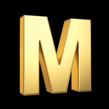 siyah 3D mektup