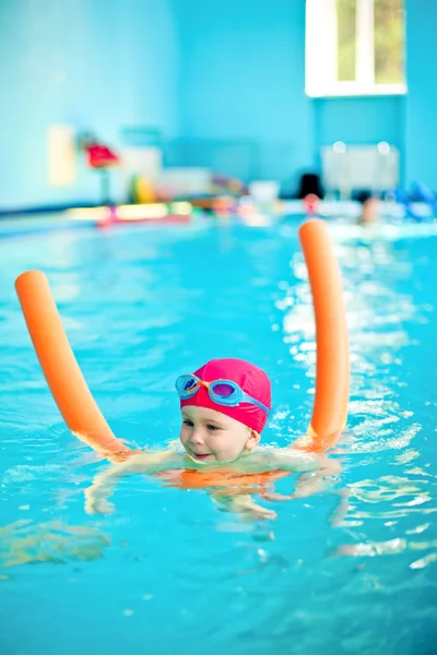 Child in a swimming pool