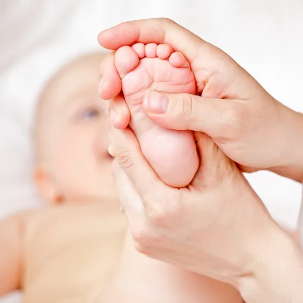 Foot massage Stock Photo