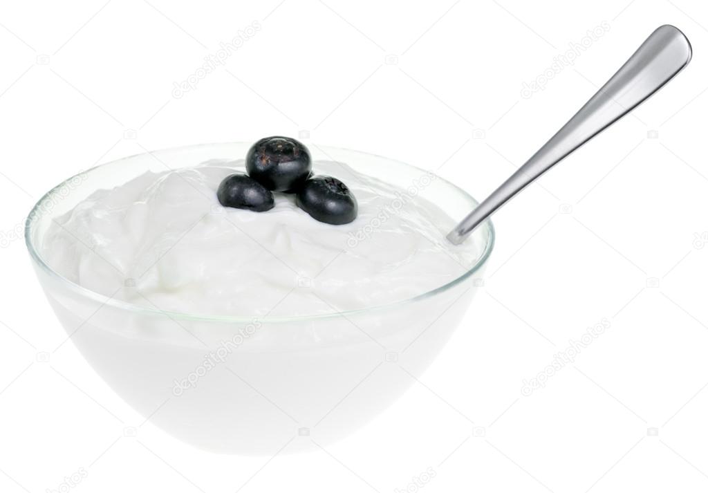 Yogurt bowl and Blueberries