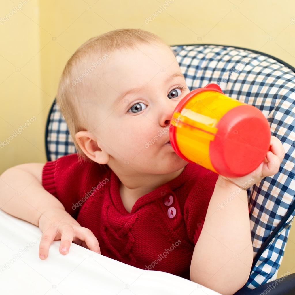 Baby with cup