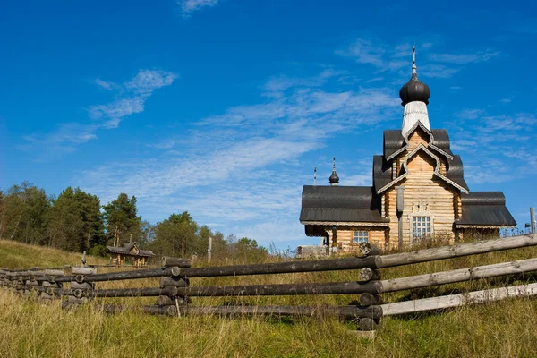 Wooden russian church — Stock Photo, Image