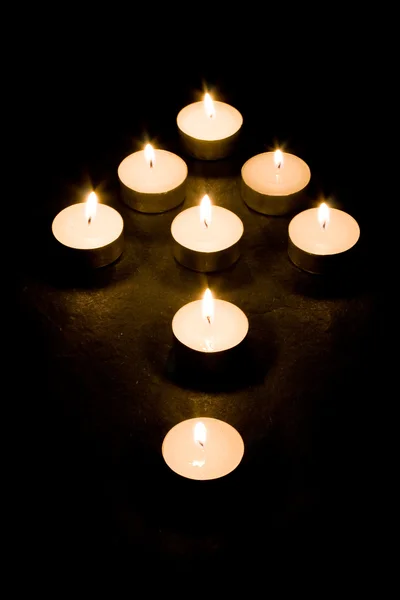 Candle arrow — Stock Photo, Image