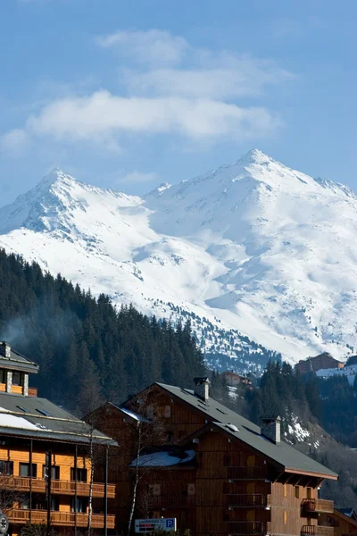 Skizentrum Chalet — Stockfoto