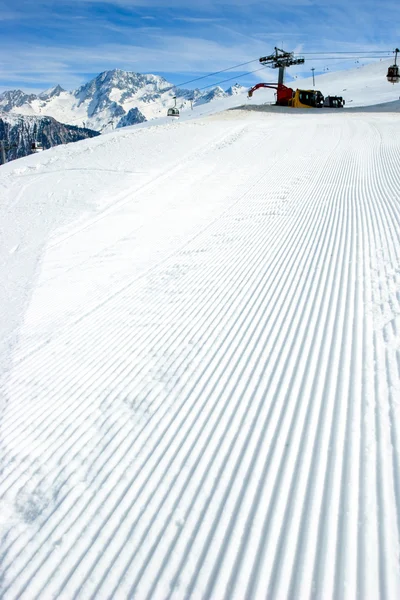 Snowcat track — Stock Photo, Image