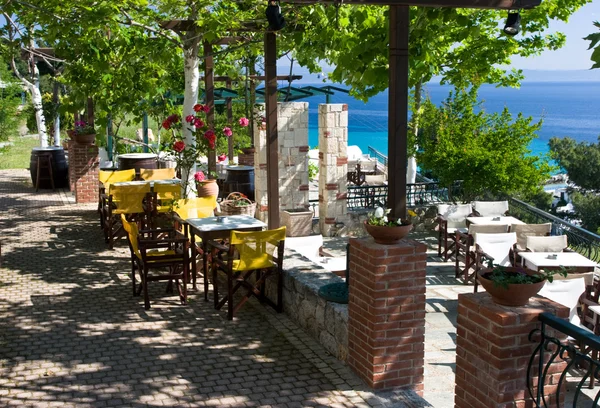 Café terras — Stockfoto