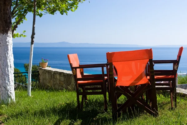 Red chairs — Stock Photo, Image