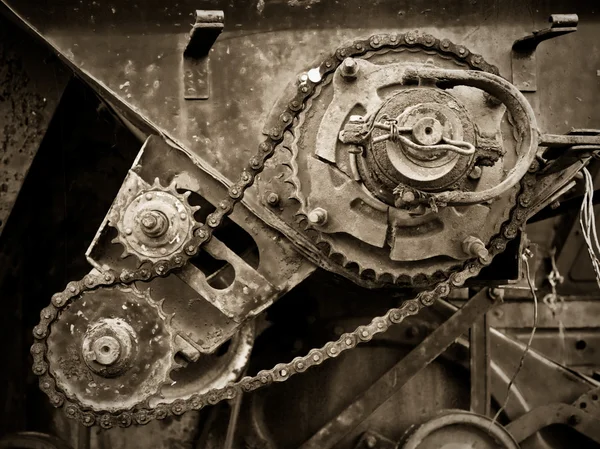 Old gear transmission Royalty Free Stock Photos