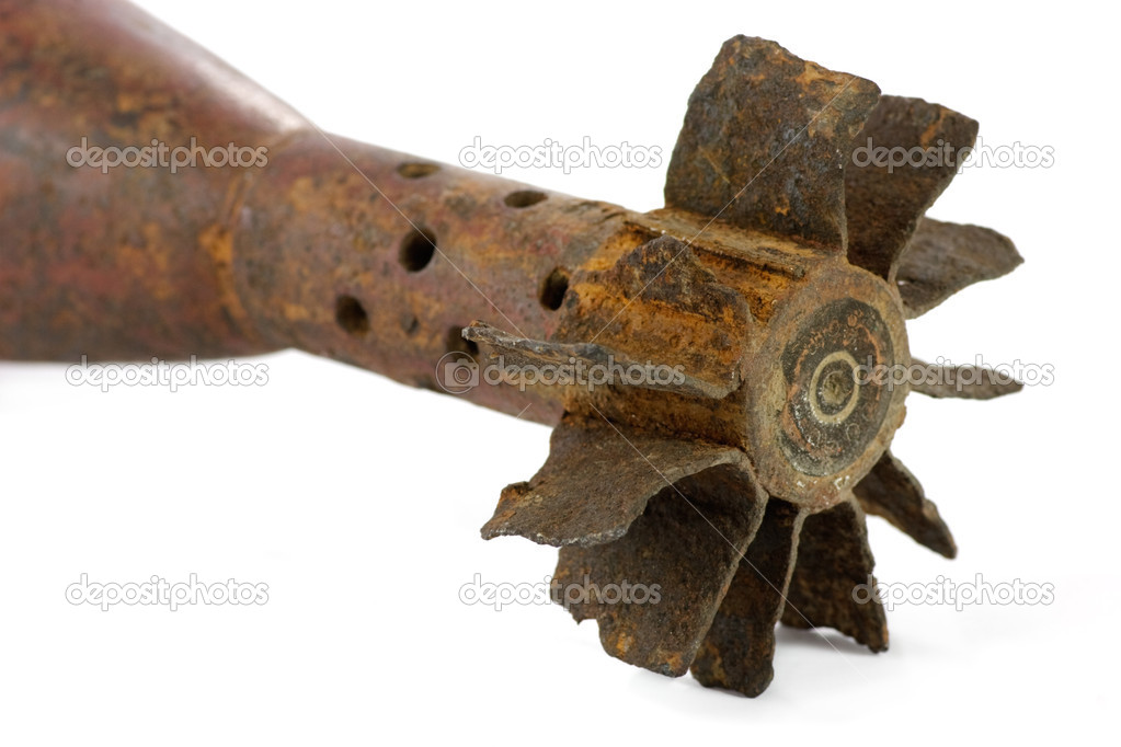 Old mortar shell
