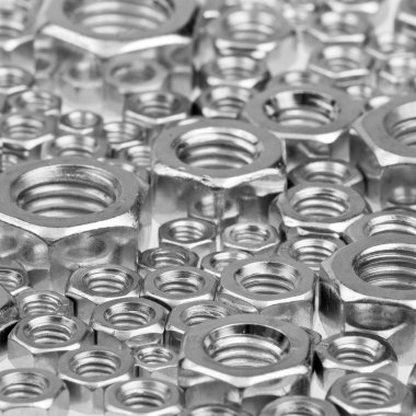 Altıgen somun arka plan