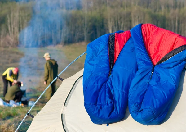 Sacos de dormir — Fotografia de Stock