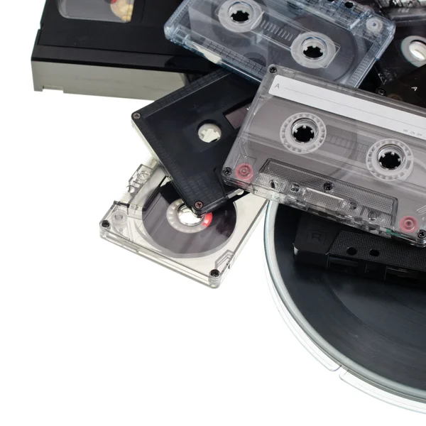 Audio-tape achtergrond — Stockfoto