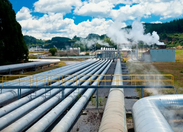 Geothermische krachtcentrale — Stockfoto