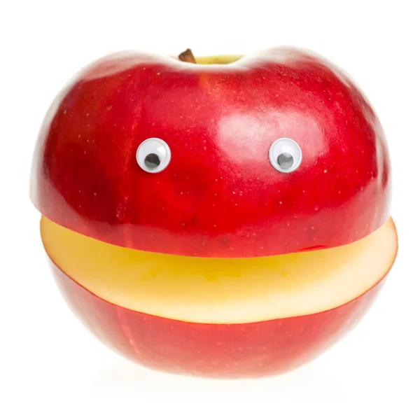 Red Apple Character — Stock Photo, Image