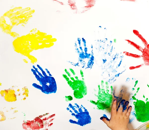 Fingerpaint — Stock Photo, Image