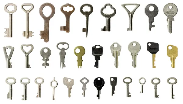 Set of old keys — Stock Photo, Image