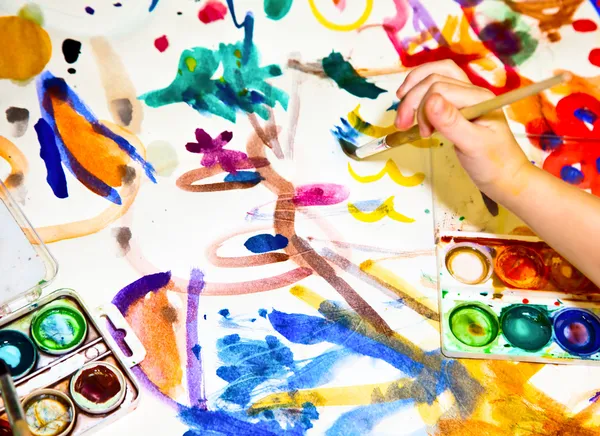 Childs painting — Stock Photo, Image