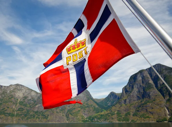 Bandera de correos noruega —  Fotos de Stock