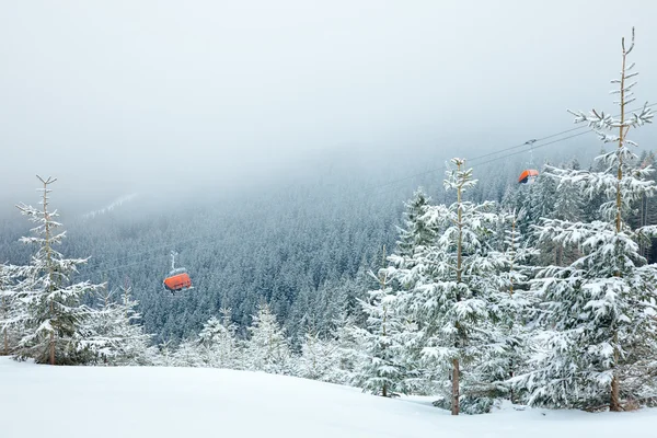 Skidlift i tatras — Stockfoto