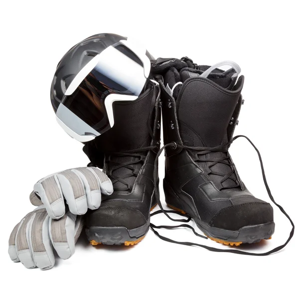 Equipamento de snowboard — Fotografia de Stock