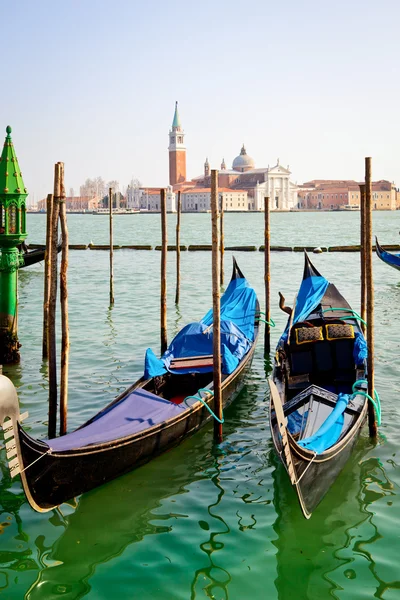 Gôndolas em Veneza — Fotografia de Stock