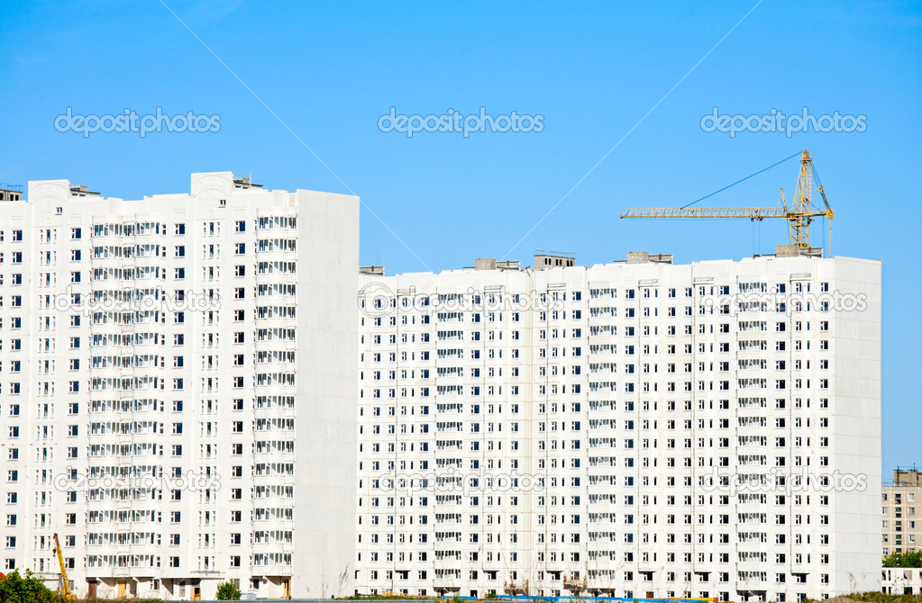 Apartment blocks construction
