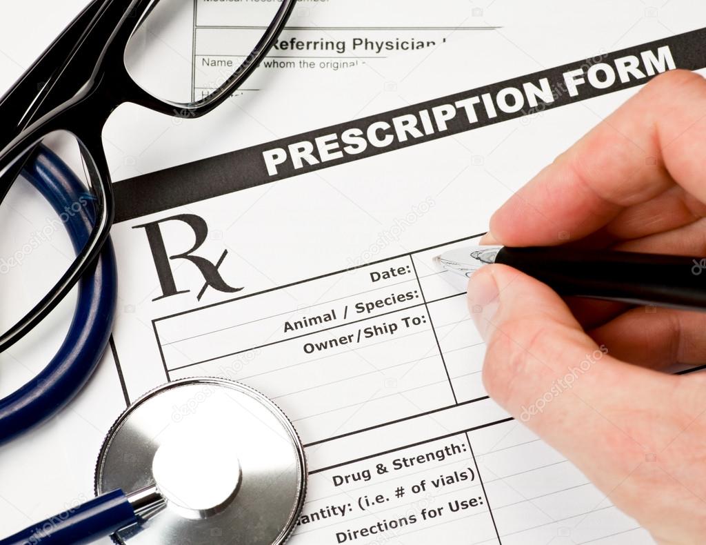 Veterinarian prescription form