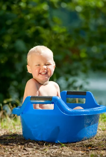 Baignade en plein air — Photo