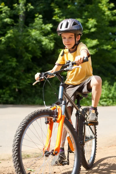 子供乗馬の自転車 — ストック写真