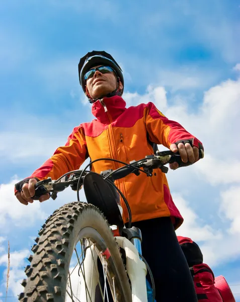 Ciclista — Foto Stock