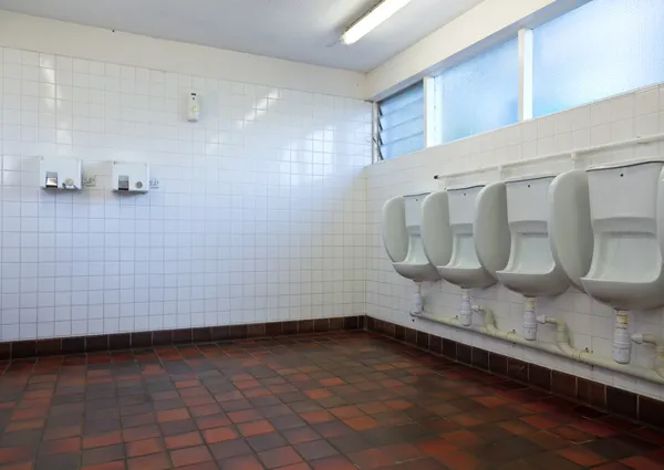 Public toilet interior
