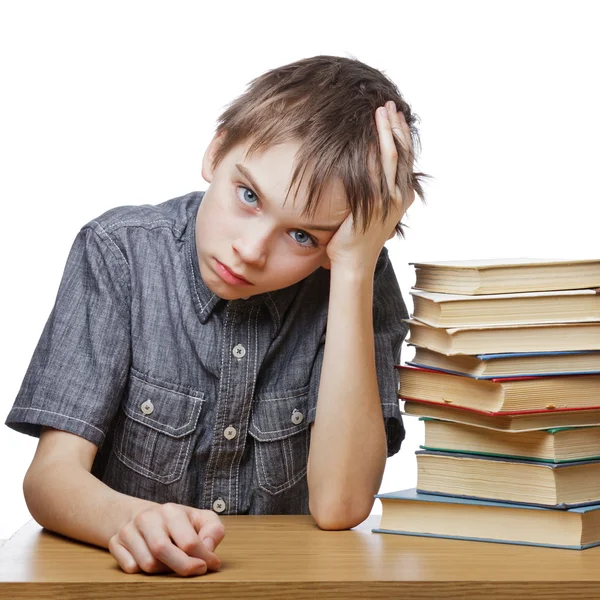 Niño frustrado con dificultades de aprendizaje —  Fotos de Stock