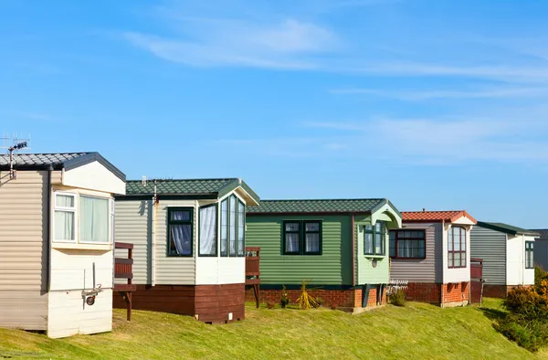 Holiday park cabins — Stock Photo, Image