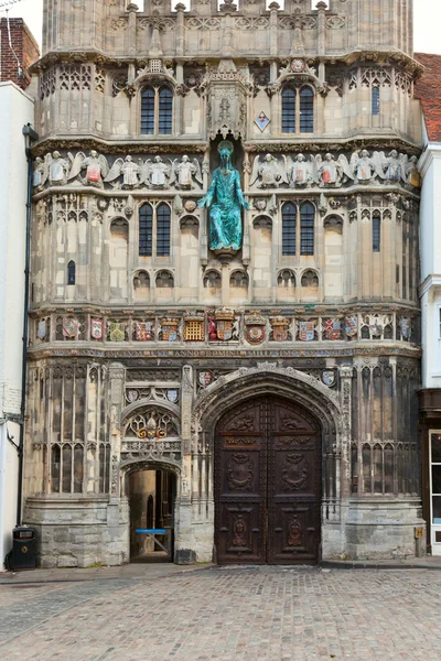 Canterbury kathedraal ingang — Stockfoto