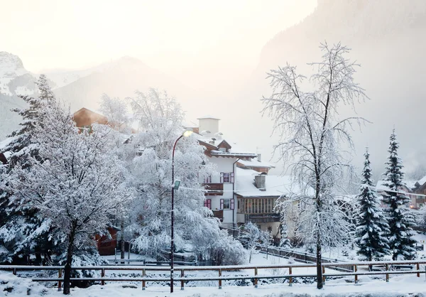 Snowbound ski resort — Stock Photo, Image