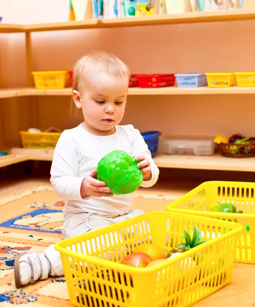 Child at nursery — Stock Photo, Image