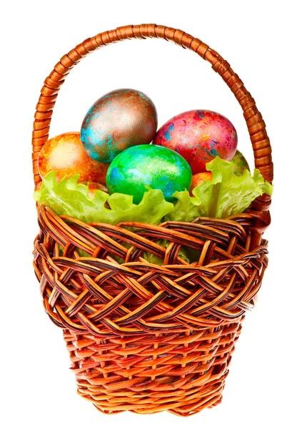 Easter basket — Stock Photo, Image