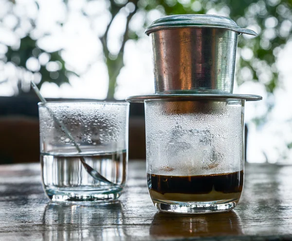 Caffè vietnamita goccia — Foto Stock