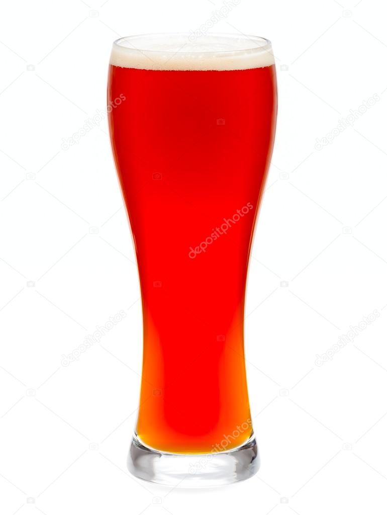 Download Glass Of Red Beer Isolated Stock Photo C Dnaumoid 42606243 PSD Mockup Templates