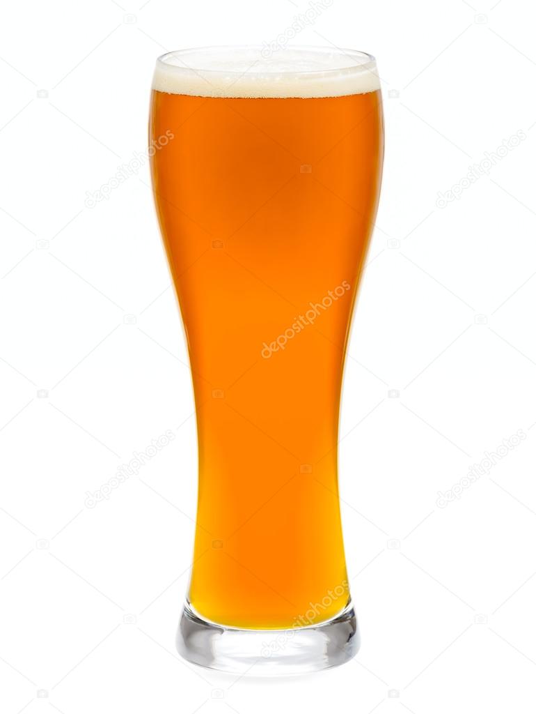 Glass of IPA ale