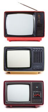 Vintage taşınabilir tv setleri