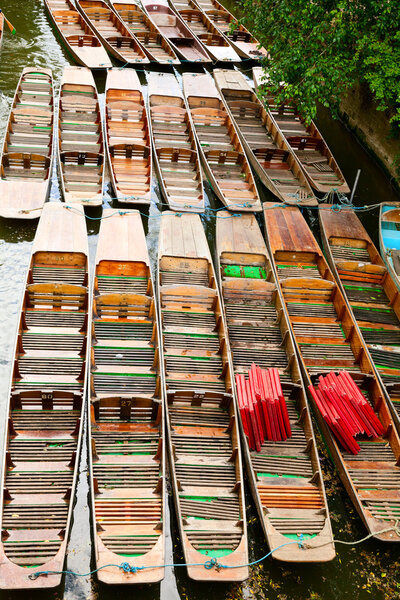 Punts in Oxford