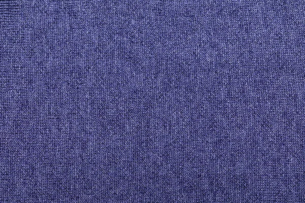 2022年のブルーのトレンディーな色混合糸の質感の背景で作られたメランジュニット生地 — ストック写真