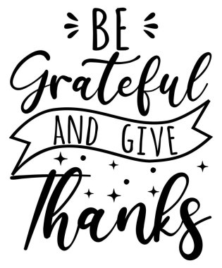 Şükran Günü ve her gün için motivasyon amaçlı alıntılar içeren el yazısı..